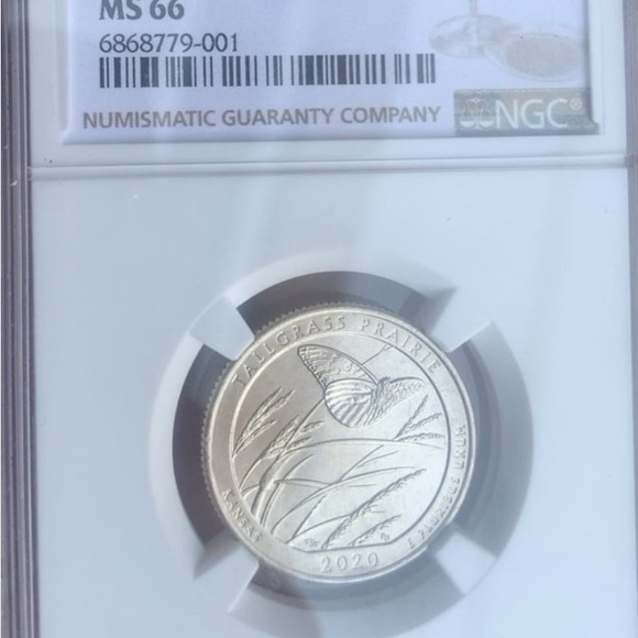 (4) 2020-West Point Quarters - Wquarter Graded 65-66 - Picture 5 of 10